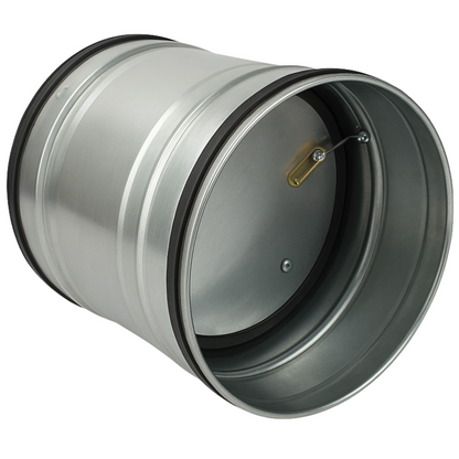 Brandschutzklappe mit Doppellippendichtung Ø 100 - 315 mm