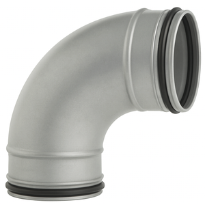 Bogen 90° mit Doppellippendichtung Ø 80 - 250 mm