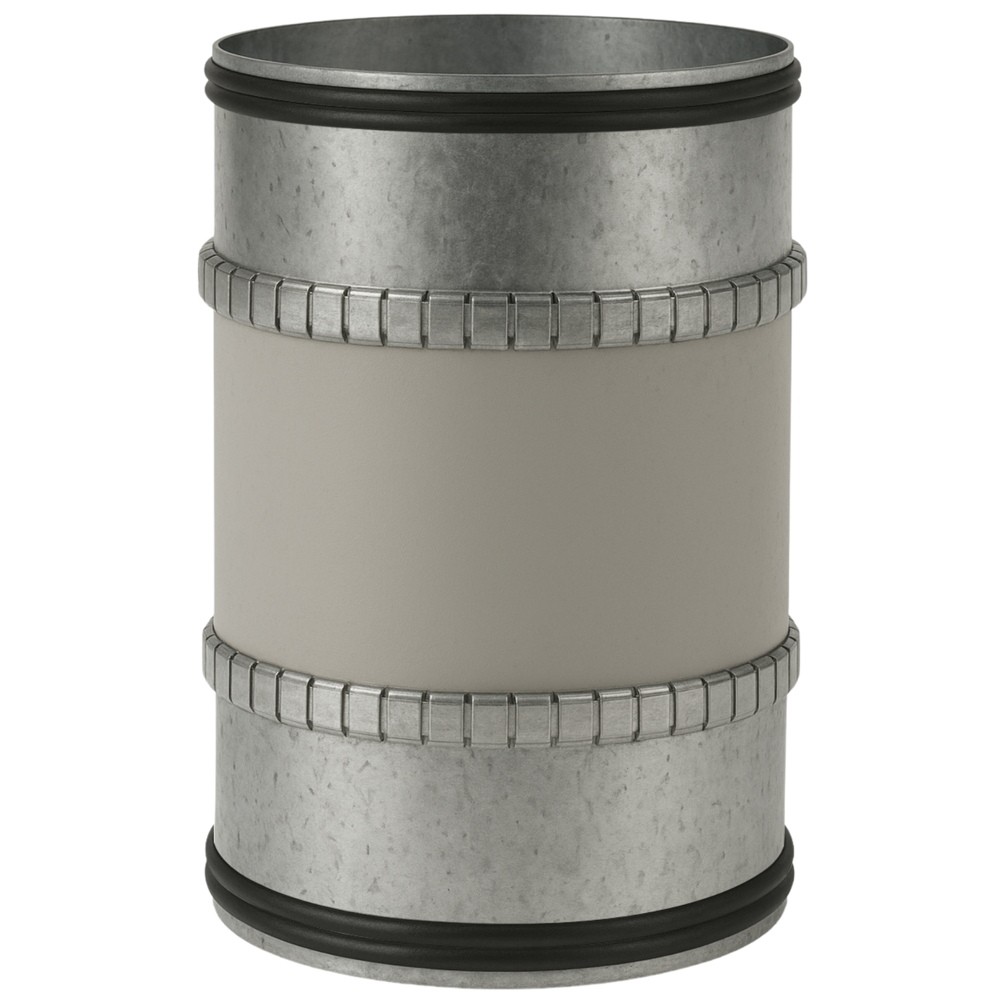 Segeltuchverbinder mit Doppellippendichtung Ø 80 - 315 mm