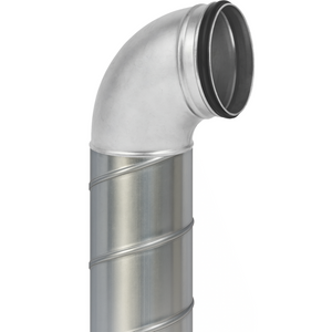 Bogen 90° mit Doppellippendichtung Ø 80 - 200 mm