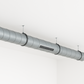 Rohrschelle mit Doppellippendichtung Ø 80 - 630 mm