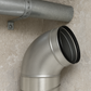 Bogen 60° mit Doppellippendichtung Ø 80 - 250 mm