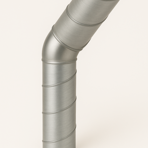 Bogen 45° mit Doppellippendichtung Ø 80 - 200 mm